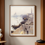Venice in Grey Weather – John Singer Sargent Poster | Atmospheric Venetian Canal Scene Art Print