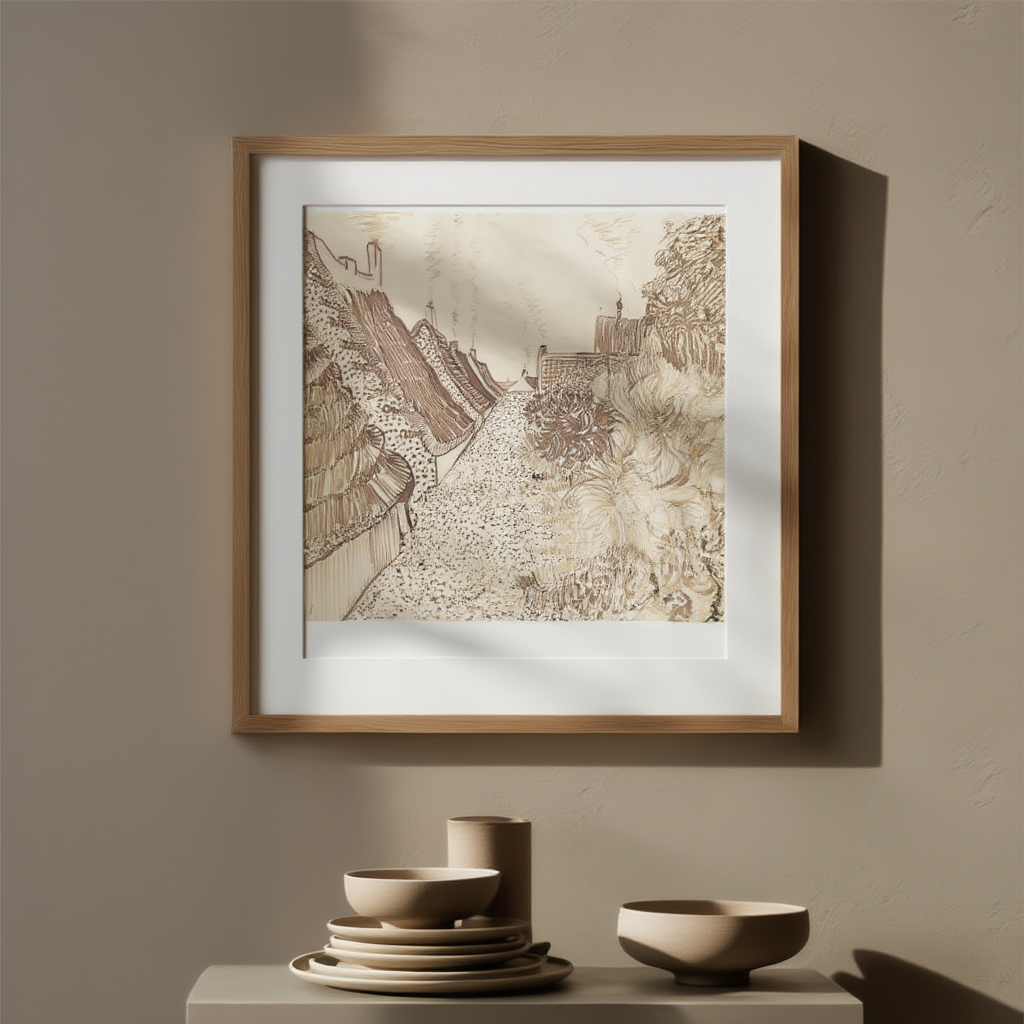 Vincent Van Gogh - Street in Saintes-Maries-de-la-Mer