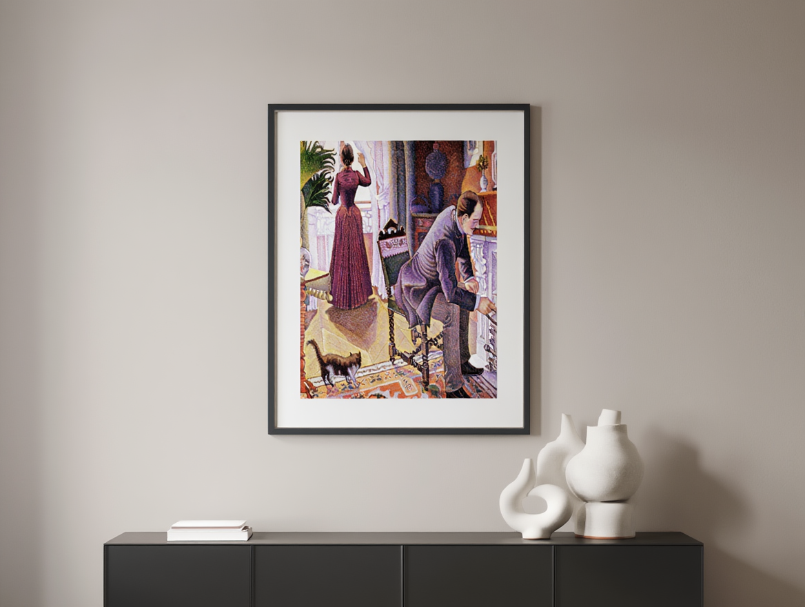 Paul Signac - Le Dimanche Parisien Poster | Hakyarts