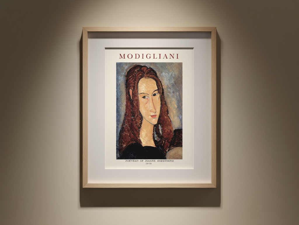 Amedeo Modigliani - Portrait of Jeanne Hebuterne Poster