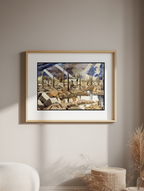 The Menin Road – Paul Nash Poster | Modernist War Landscape Art Print