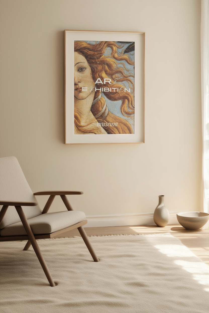 Contemporary Art Exhibition Poster – Modern Wall Art Print for Creative Spaces