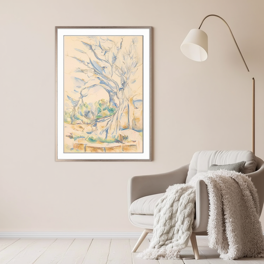 Paul Cézanne – Pistachio Tree at Château Noir
