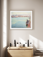 Le Port de Stockholm, Matin de Printemps by Albert Marquet – Vintage Seascape Wall Art Print - Hakyarts