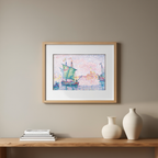 Venice ‘The Pink Cloud’ – Paul Signac Poster | Neo‑Impressionist Venetian Art Print