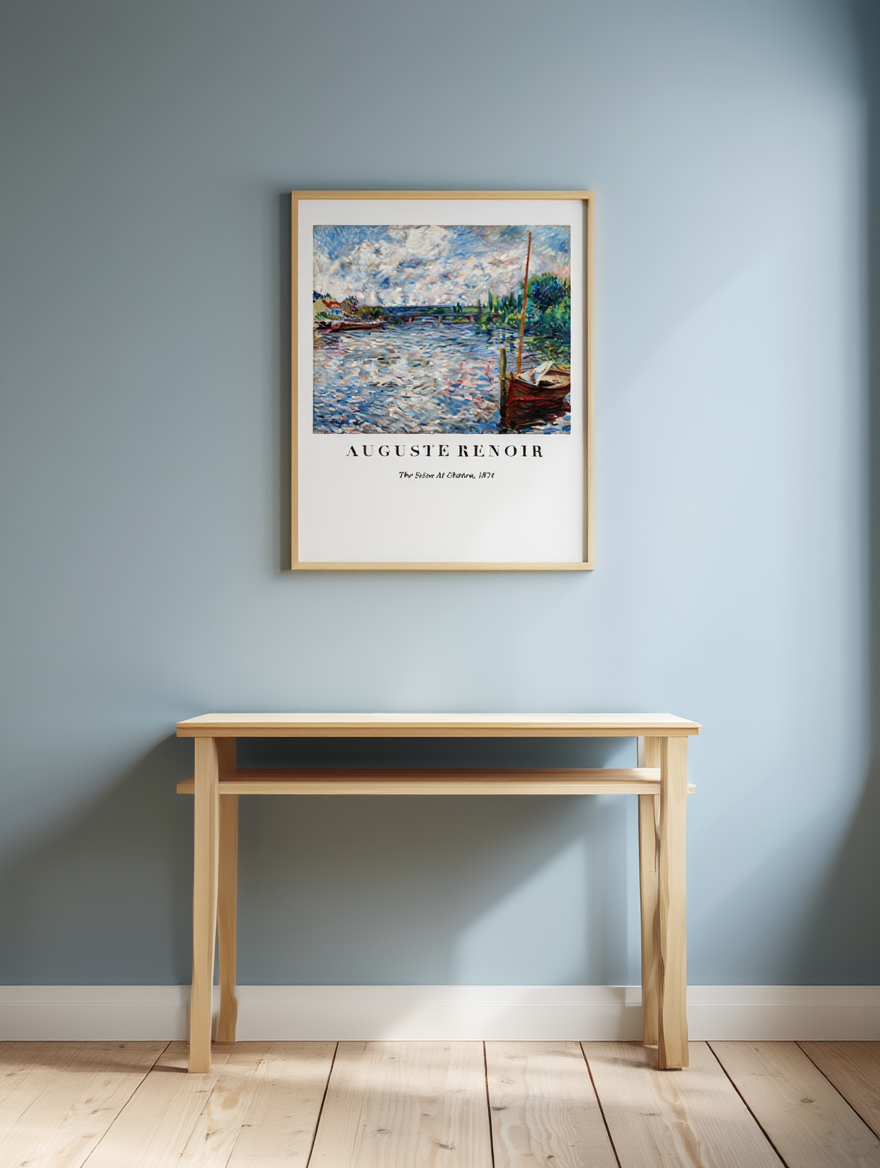 Auguste Renoir - The Seine at Chatou Poster