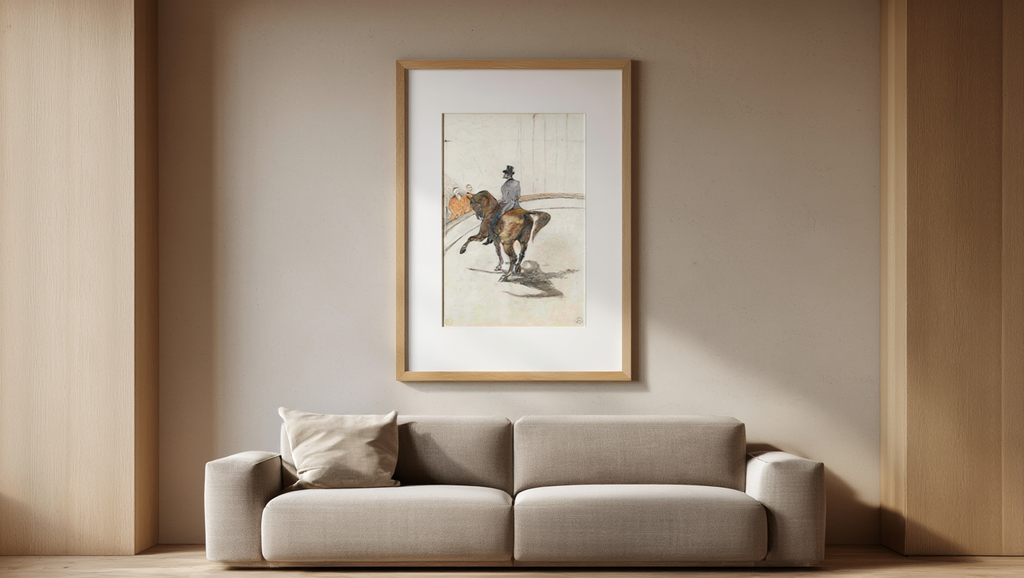 Henri de Toulouse-Lautrec – At The Circus: The Spanish Walk Print (1899) – Vintage French Art Poster