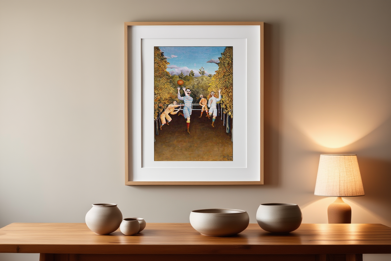 Henri Rousseau - The Football Players