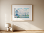 Canal of Overschie – Paul Signac Poster | Neo‑Impressionist Landscape Art Print