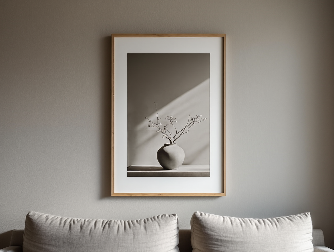 Earthy Vase Poster | Minimalist Home Décor Art Print