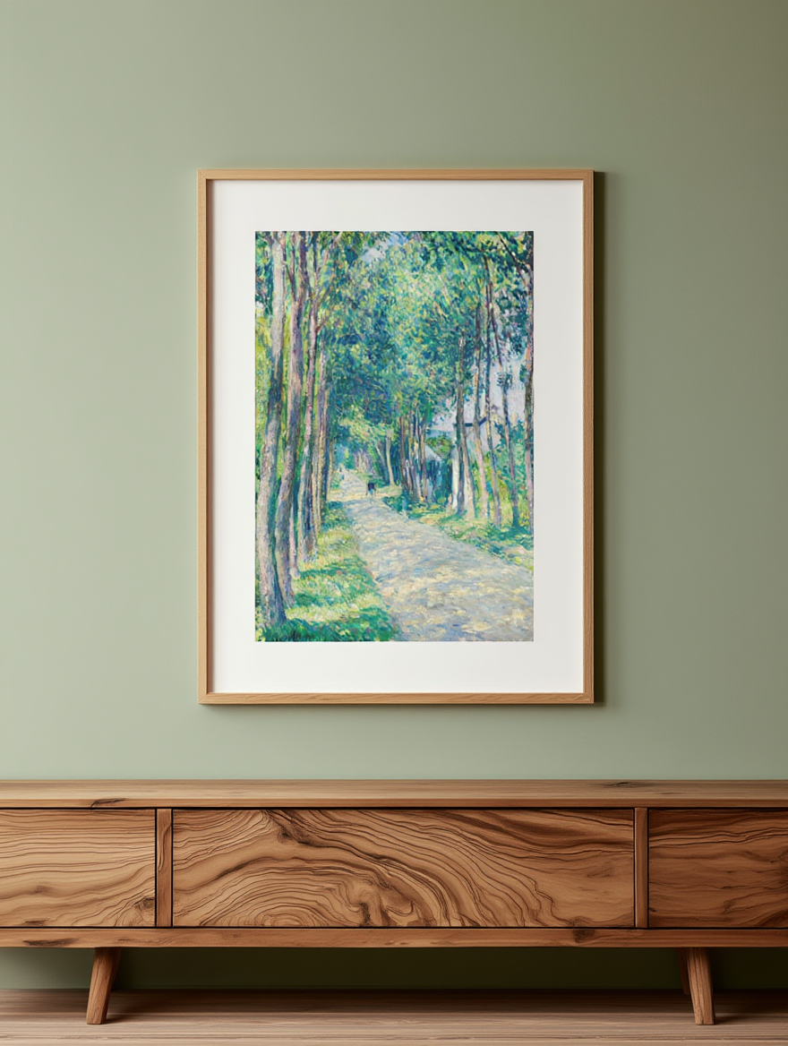 Henri Lebasque - Attelage sur une route ensoleillée