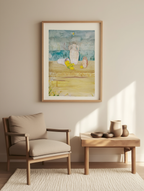Still Life with Stone Jugs and Lemons – Emil Kraus | Vintage Art Print