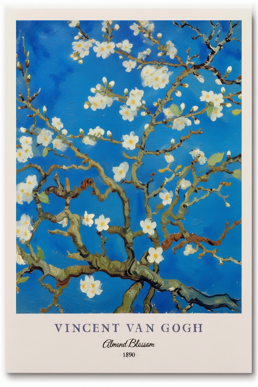 Vincent Van Gogh 4-Piece Art Prints