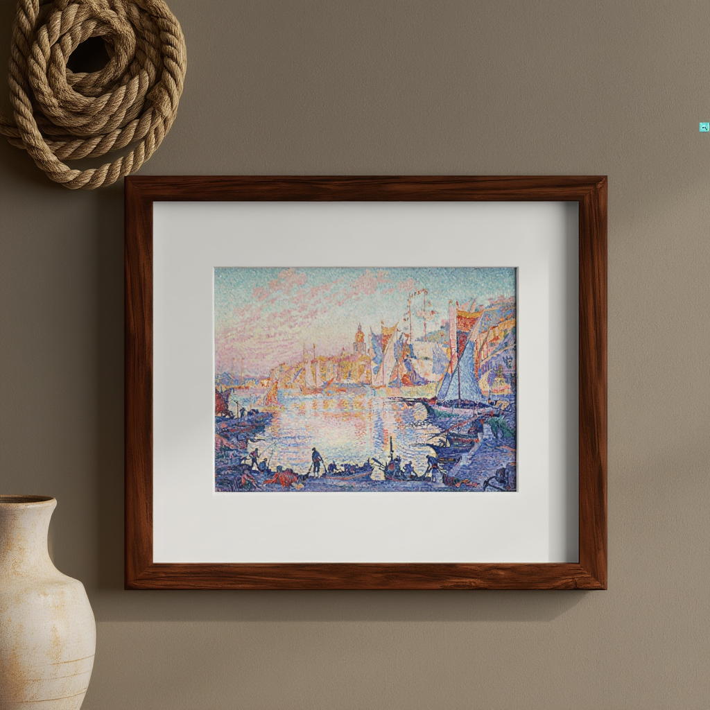 Paul Signac  - The Port of Saint-Tropez