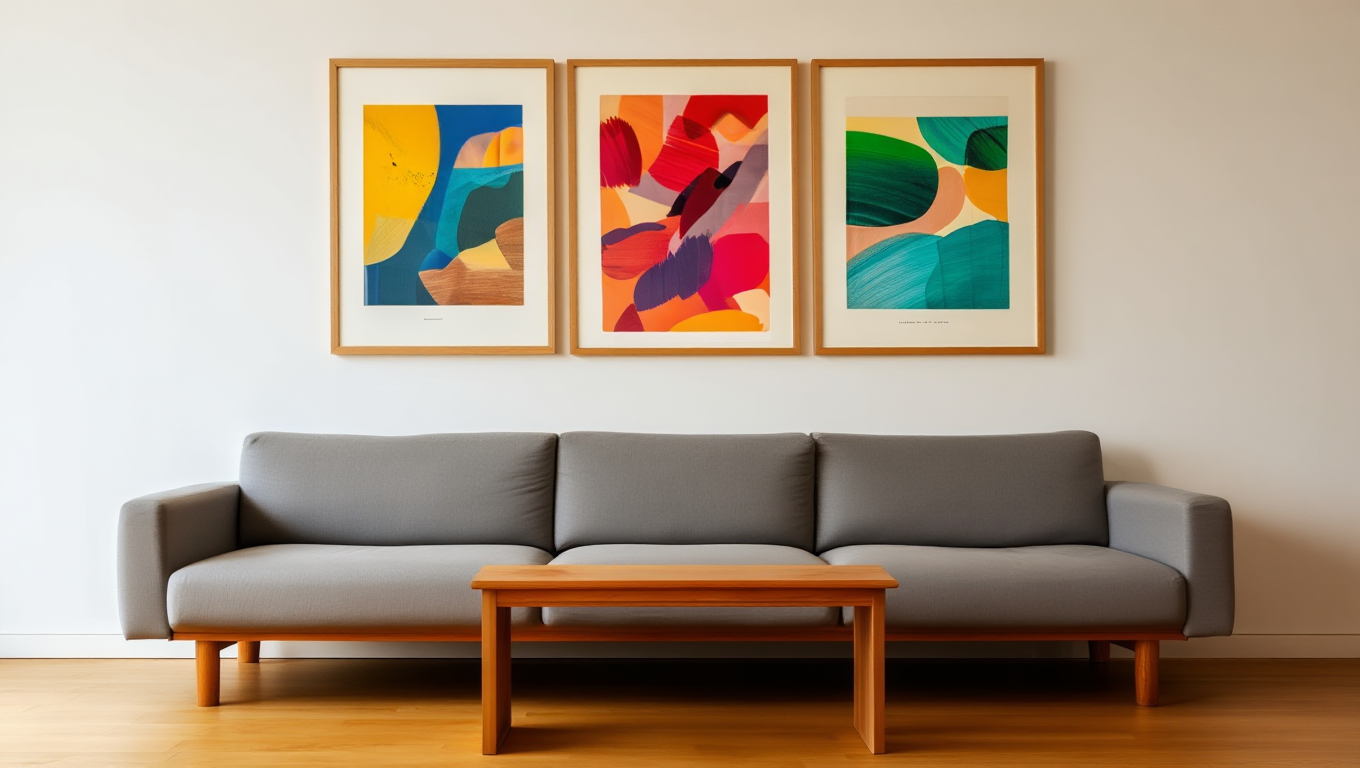 Klee Kandinsky Modernist Collection Bedroom - Set of 3