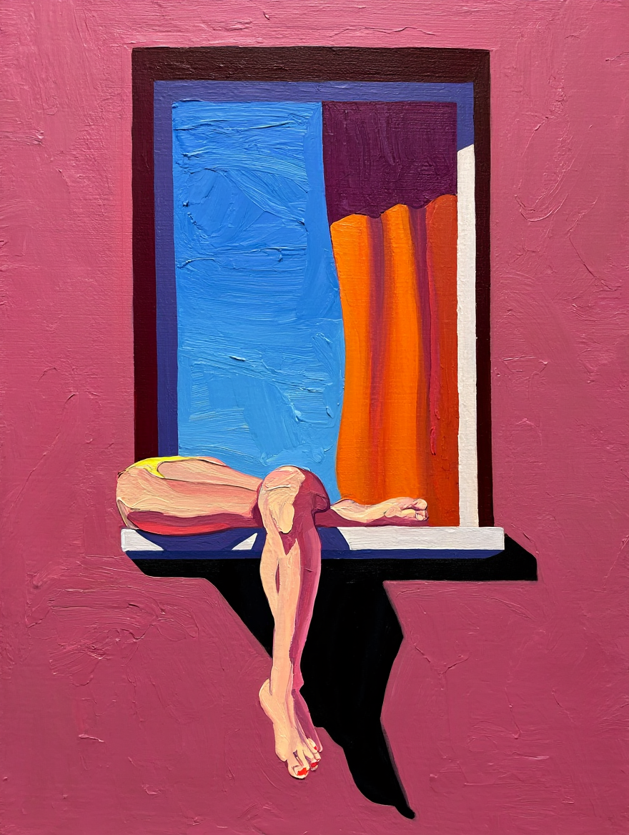 By the Window – A Moment of Stillness Art Print