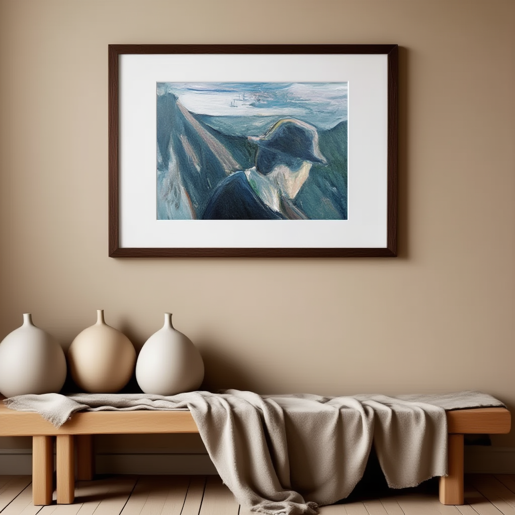 Edvard Munch - Sick Mood at Sunset