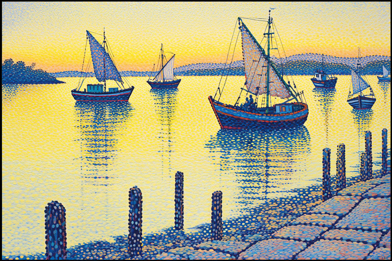 Paul Signac – Mediterranean Light Quartet (4 Prints Mix & Match)