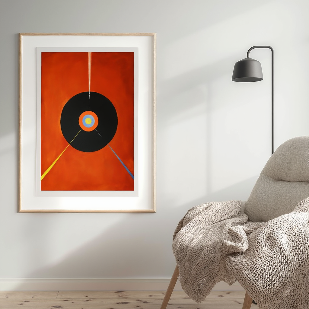 The Swan No. 18 by Hilma af Klint – Abstract Art Print