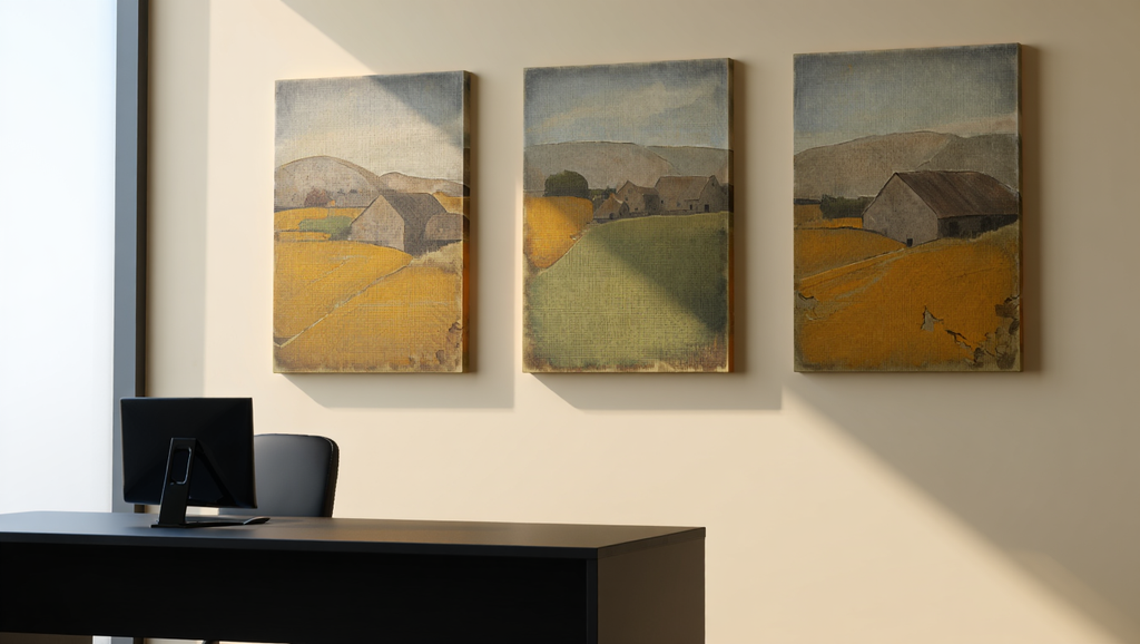 Vintage French Countryside Art Gallery – Set of 3