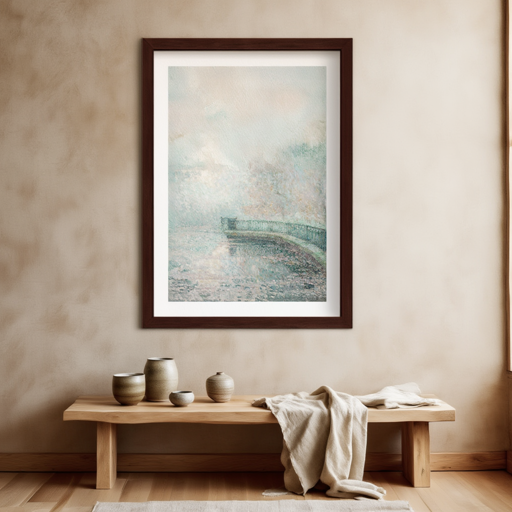 La Balustrade, Londres – Henri Le Sidanier (1908) | Intimate Impressionist Art Print