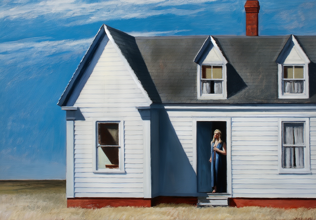 Set of 3 Edward Hopper – Iconic American Realism Prints - Hakyarts