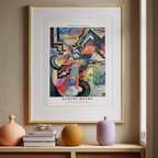 Colored Composition, Hommage à Johann Sebastian Bach by August Macke – Expressionist Art Print