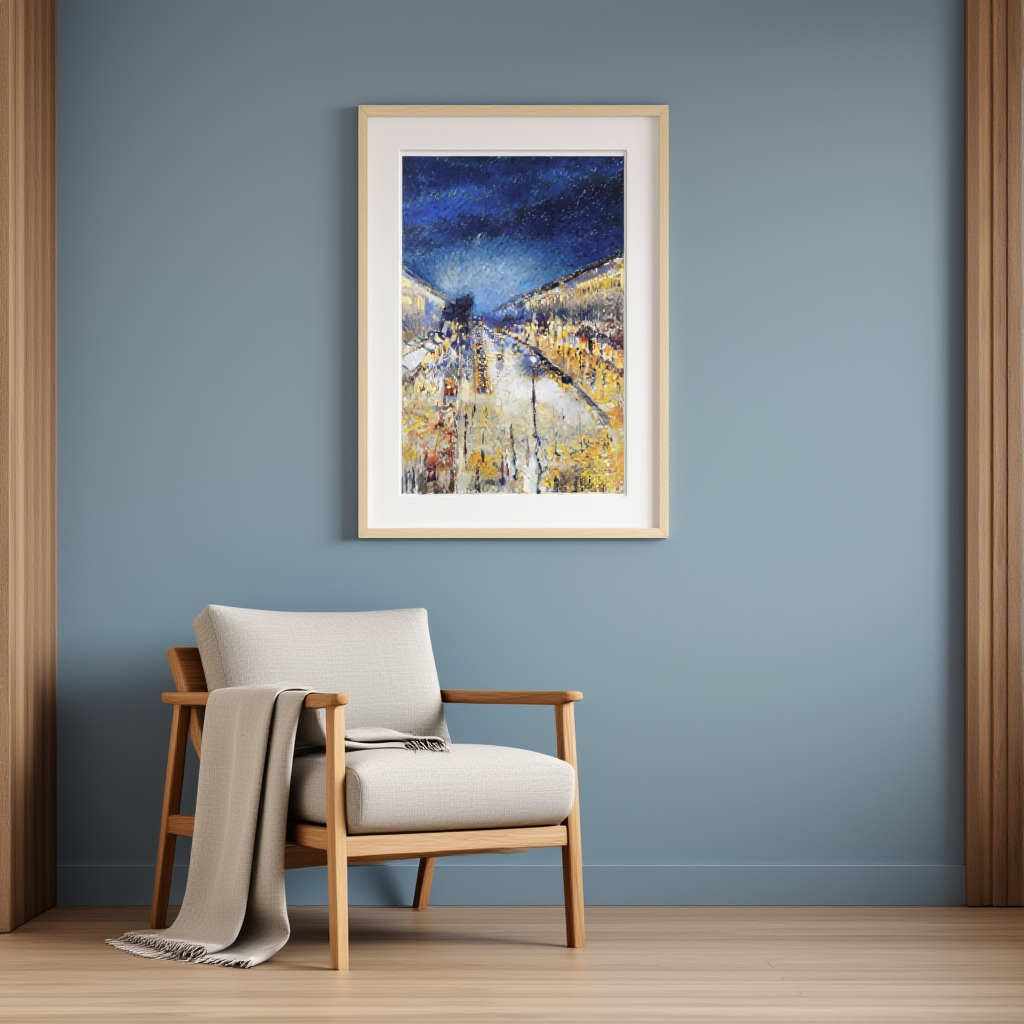 Boulevard Montmartre At Night