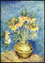Imperial Fritillaries in a Copper Vase
