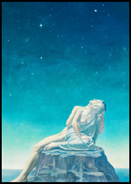 L’oubli des Passions by Jean Delville – Vintage Figurative Wall Art Print - Hakyarts