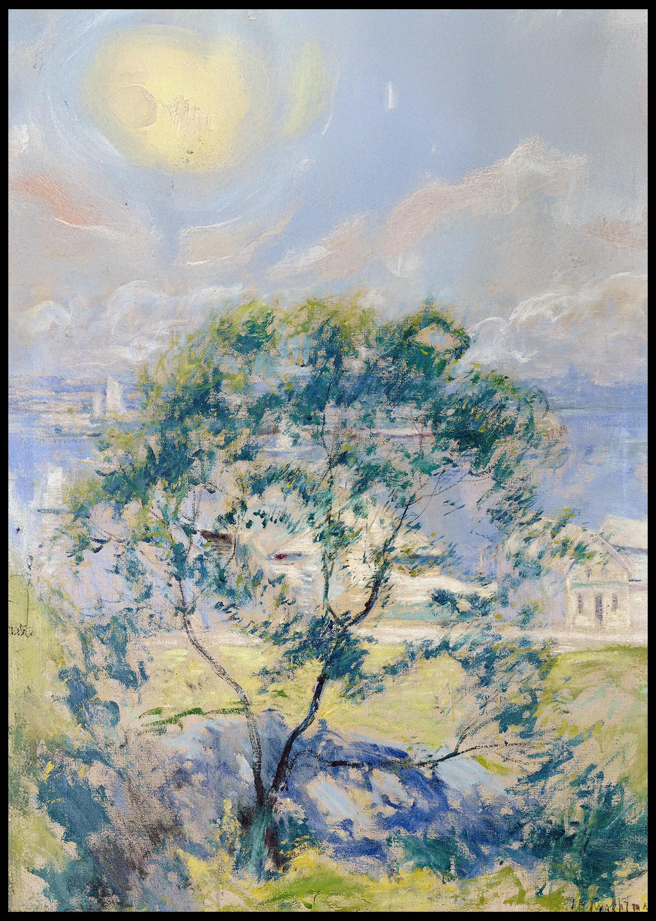 John Henry Twachtman - The Wild Cherry Tree