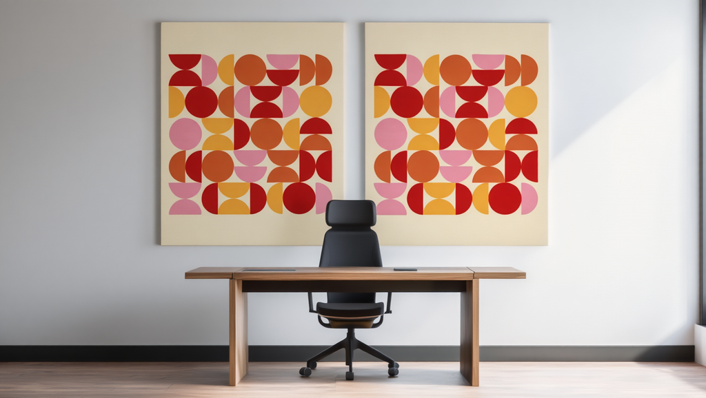 Bauhaus Minimalist Duo – Set of 2 Art Prints