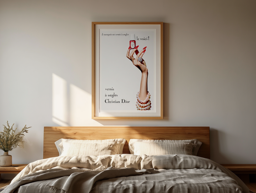 Vintage Christian Dior Poster - Vernis à ongles II