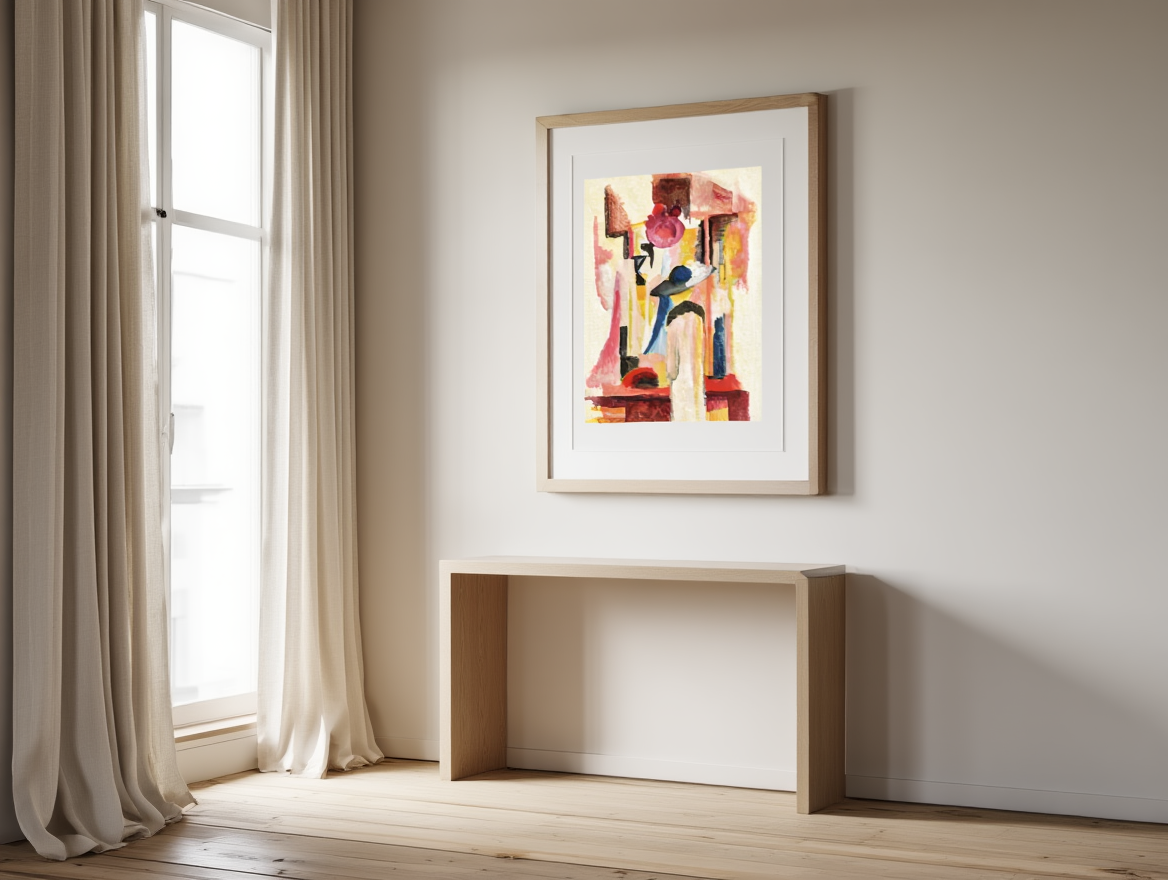 August Macke – Large Bright Showcase Poster | Expressionist Fashion Window Art