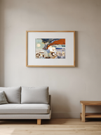 Battle of Germany – Paul Nash Poster | Modernist War Landscape Art Print