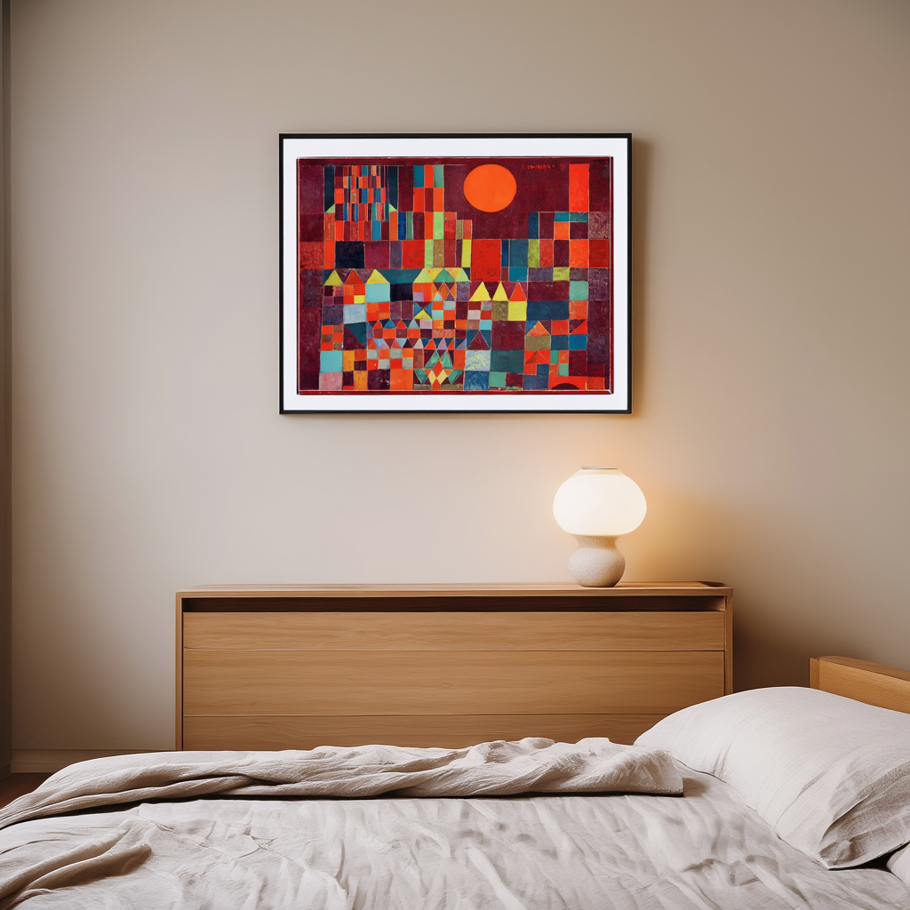 Paul Klee - Slot og sol | HakyArts
