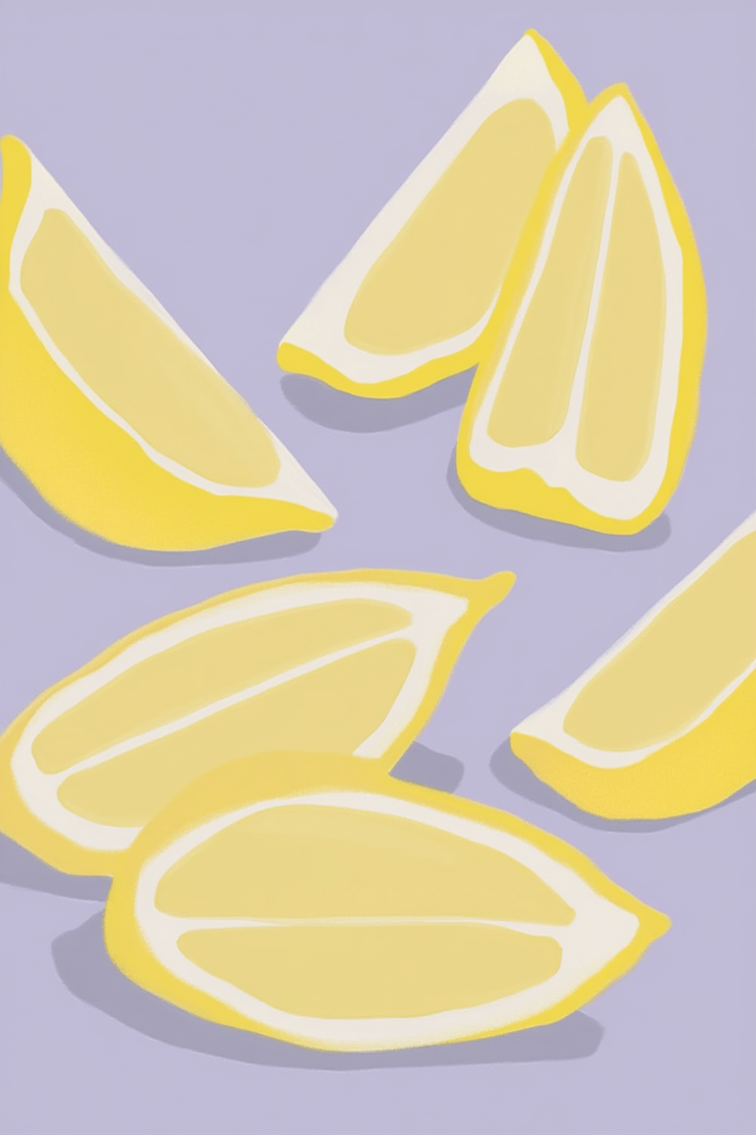 Sliced Lemons – Citrus Fresh Art Print