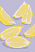 Sliced Lemons – Citrus Fresh Art Print - Hakyarts