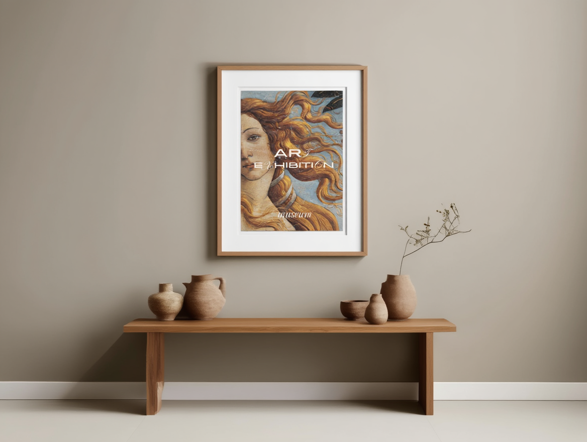 Birth of Venus Art Exhibition – Vintage Museum Poster