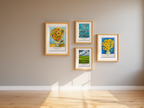 Vincent Van Gogh Art Collection – 4 Stunning Prints - Hakyarts