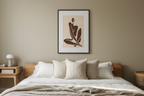 Grace in Motion – Female Figurative Illustration - Hakyarts