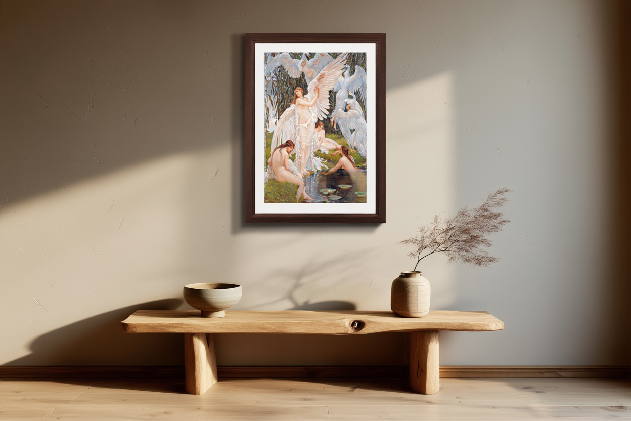 Walter Crane - The Swan Maidens