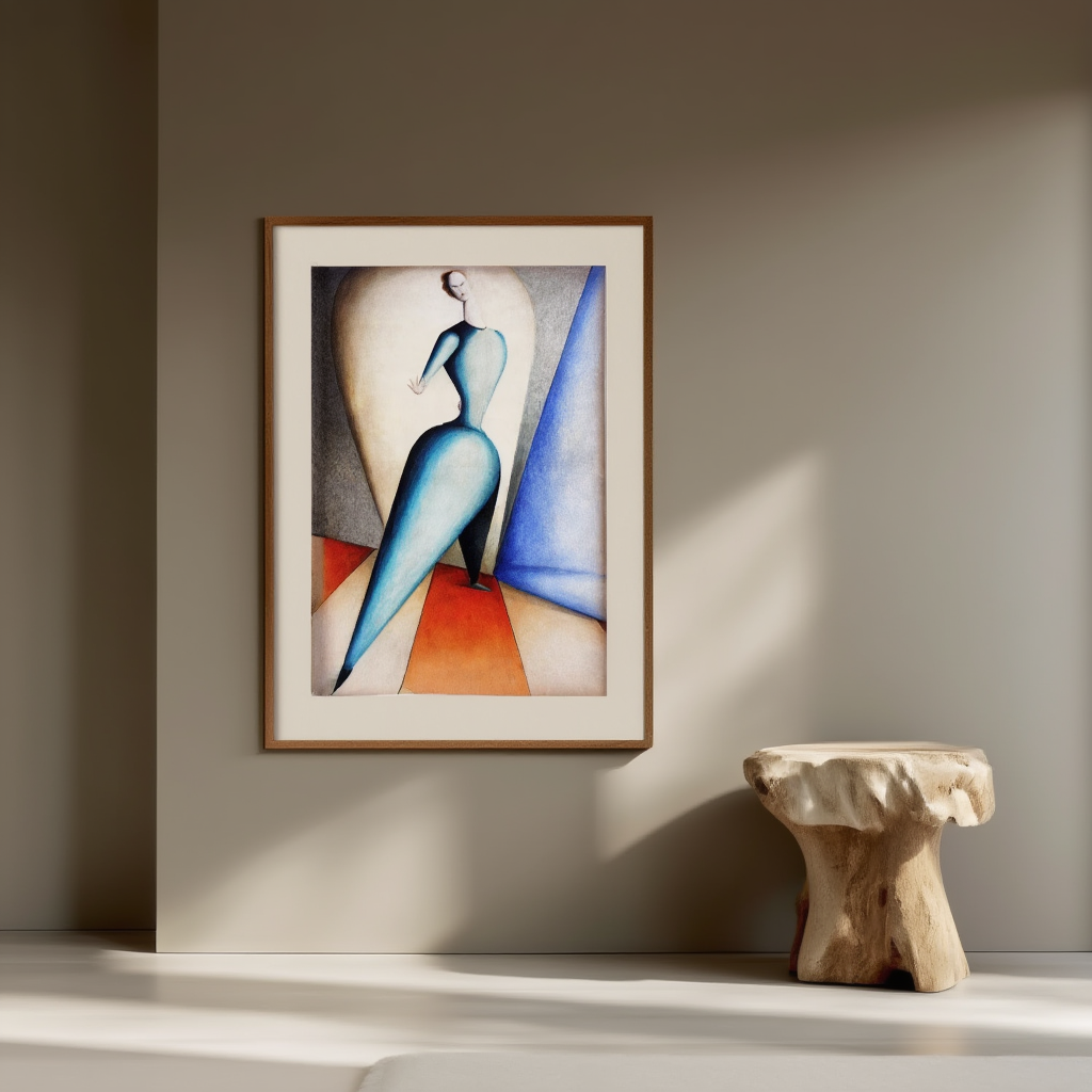 Oskar Schlemmer – Dancer Print (1925) – Bauhaus Modernist Art Poster