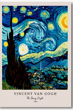 4 Van Gogh Masterpiece Prints – Elegant Gallery Wall Set - Hakyarts