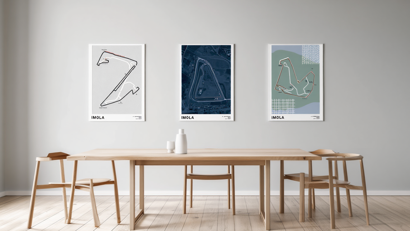 F1 Imola Nordic Circuit – Set of 3 Posters