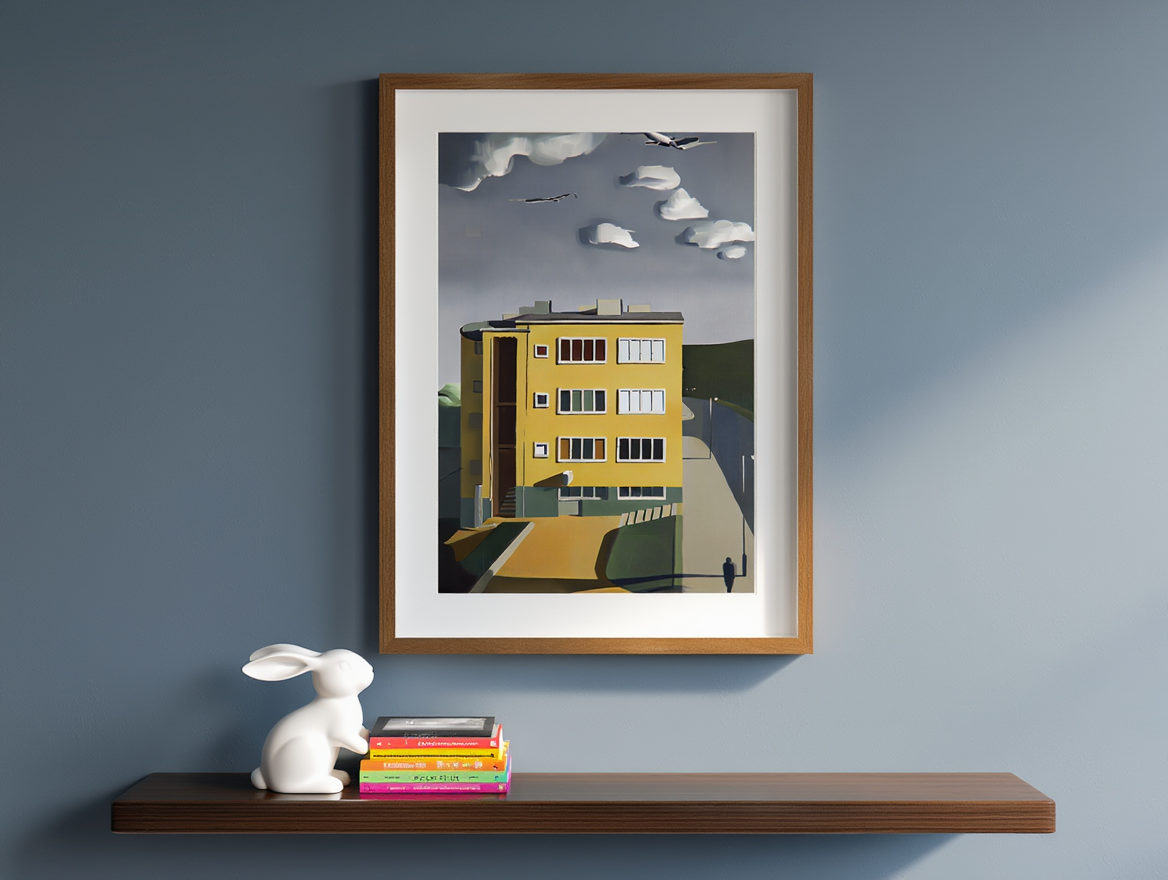 Från Eriksdal – Torsten Jovinge | Modernist Urban Landscape Art Print
