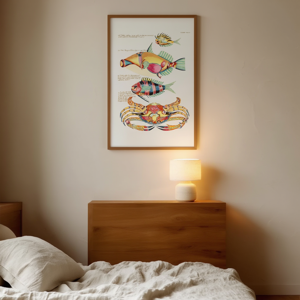 Poissons Plate 77 – Louis Renard Poster | Vintage Natural History Art Print