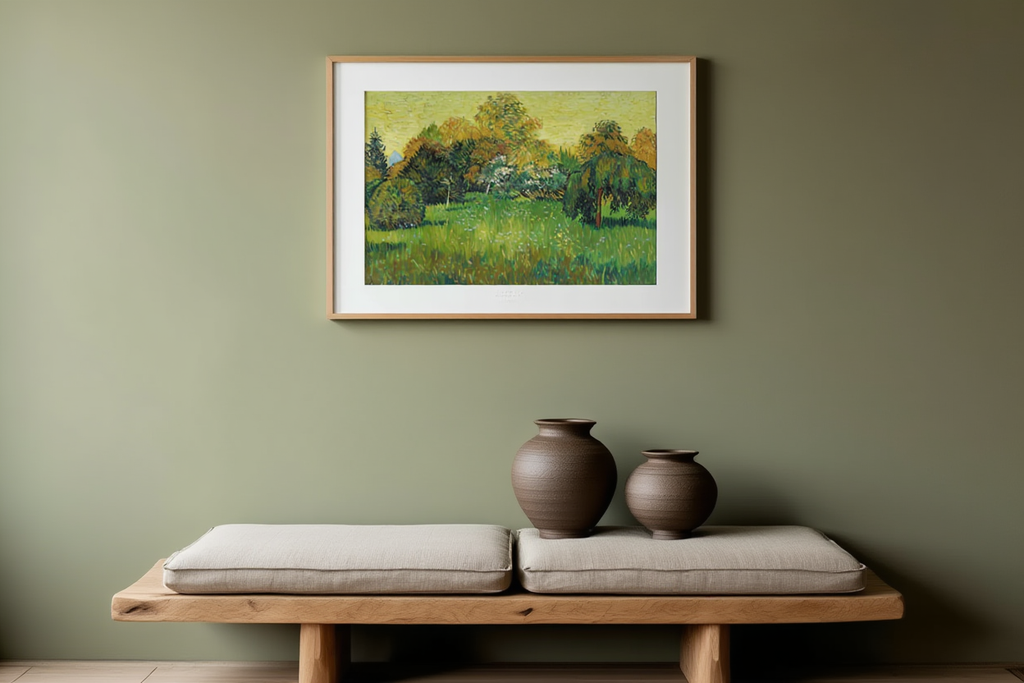 Vincent Van Gogh – The Poet’s Garden -  Post-Impressionist Art Print