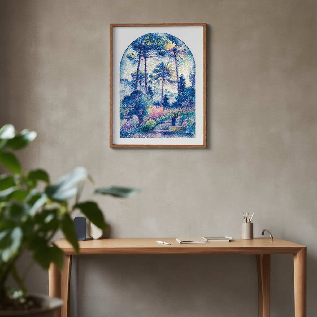 Henri-Edmond Cross - Le Jardin En Provence