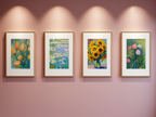 Monet Golden Reflections – Impressionist Wall Art